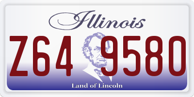 IL license plate Z649580