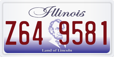 IL license plate Z649581