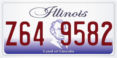 IL license plate Z649582