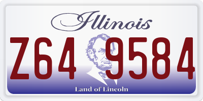 IL license plate Z649584