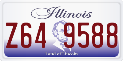 IL license plate Z649588