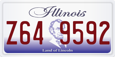 IL license plate Z649592