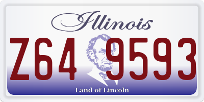 IL license plate Z649593
