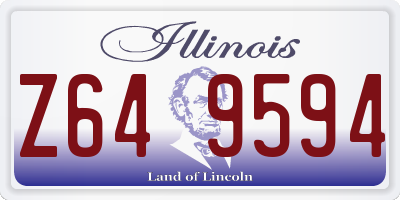 IL license plate Z649594