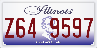 IL license plate Z649597