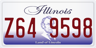 IL license plate Z649598
