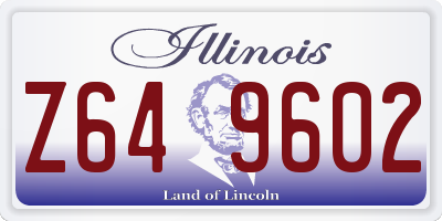 IL license plate Z649602