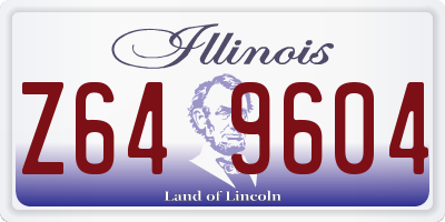 IL license plate Z649604
