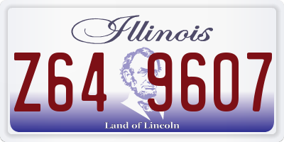 IL license plate Z649607