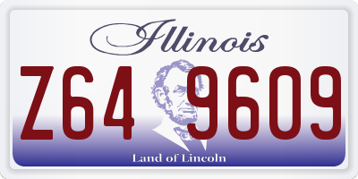 IL license plate Z649609