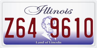 IL license plate Z649610