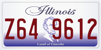 IL license plate Z649612