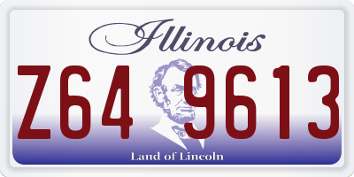 IL license plate Z649613