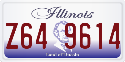 IL license plate Z649614
