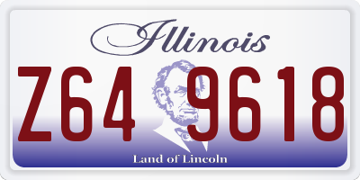 IL license plate Z649618