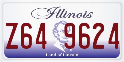 IL license plate Z649624