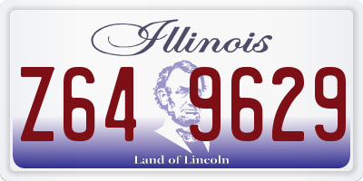 IL license plate Z649629