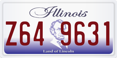 IL license plate Z649631