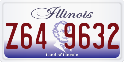 IL license plate Z649632