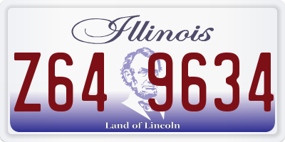 IL license plate Z649634
