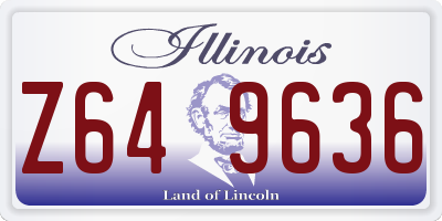 IL license plate Z649636