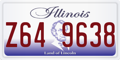 IL license plate Z649638