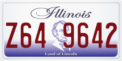 IL license plate Z649642