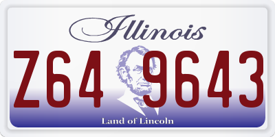IL license plate Z649643