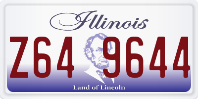 IL license plate Z649644
