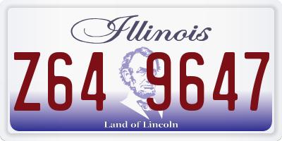 IL license plate Z649647