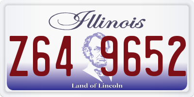 IL license plate Z649652