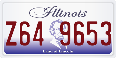 IL license plate Z649653