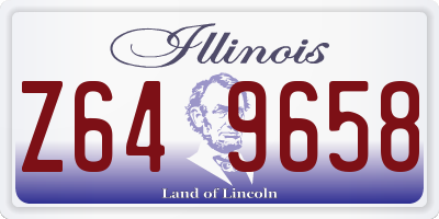 IL license plate Z649658