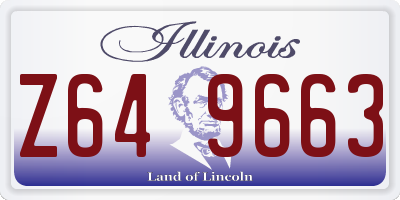 IL license plate Z649663