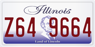 IL license plate Z649664