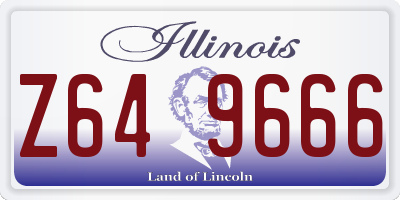 IL license plate Z649666