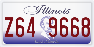 IL license plate Z649668