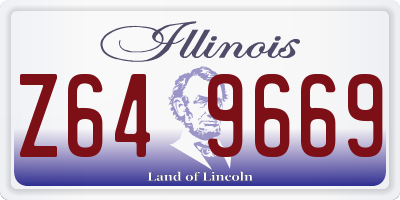 IL license plate Z649669