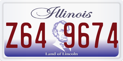 IL license plate Z649674
