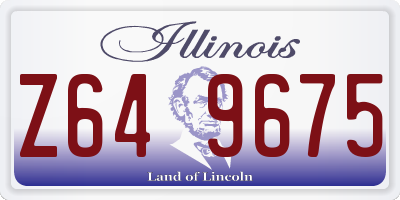IL license plate Z649675