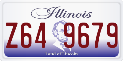 IL license plate Z649679