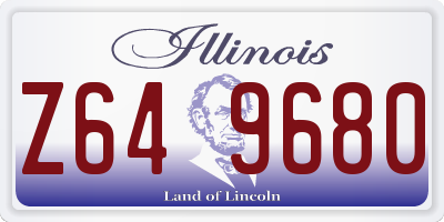 IL license plate Z649680