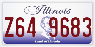 IL license plate Z649683