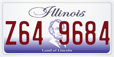 IL license plate Z649684