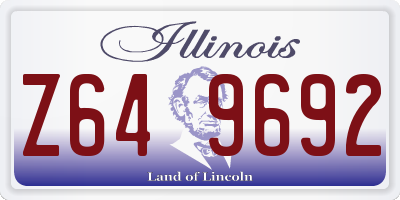 IL license plate Z649692