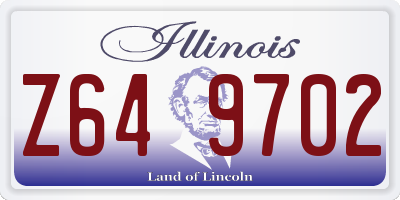 IL license plate Z649702