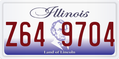 IL license plate Z649704