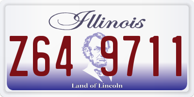 IL license plate Z649711