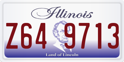 IL license plate Z649713