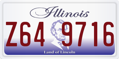IL license plate Z649716